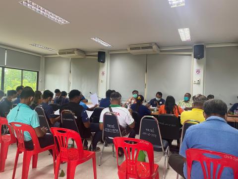 คณะกรรมการพัฒนาเทศบา่ลและประชาคมท้องถิ่นระดับตำบล ประชุมเพื่อพิจารณาร่างแผนพัฒนาท้องถิ่น (พ.ศ. 2561 - 2565) เพิ่มเติม ครั้ง 4 / 2565