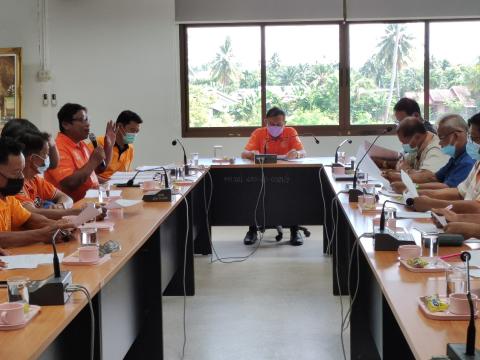 คณะกรรมการพัฒนาเทศบาล ประชุมเพื่อพิจารณาแผนพัฒนาท้องถิ่น (พ.ศ. 2566 – 2570) เปลี่ยนแปลง ครั้งที่ 1 / 2565